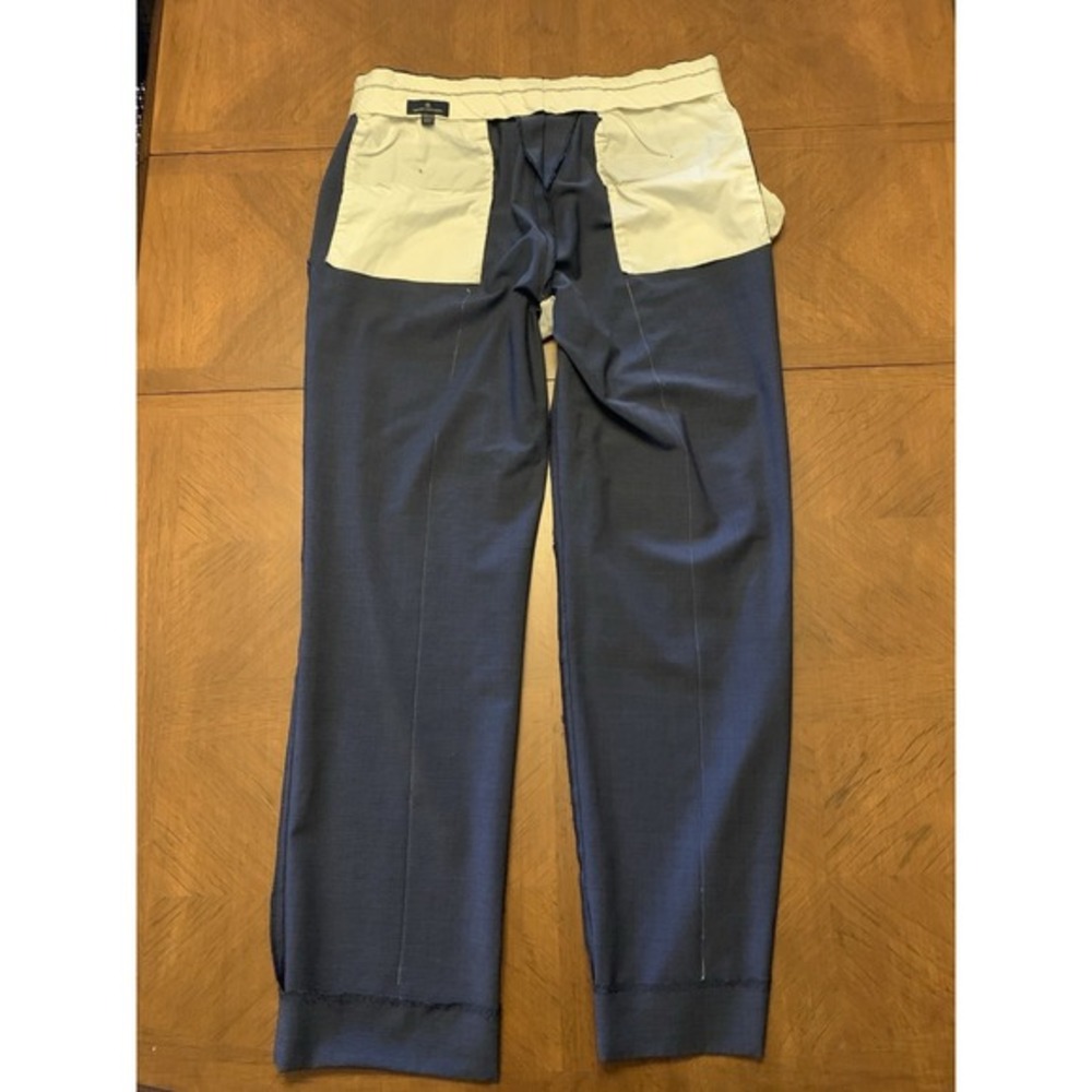 Brooks Brothers Men's Classic fit Dress Pants 34x30.5 Blue Wool blend - Picture 15 of 16